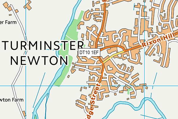 DT10 1EF map - OS VectorMap District (Ordnance Survey)