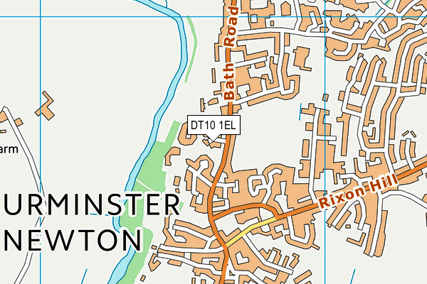 DT10 1EL map - OS VectorMap District (Ordnance Survey)