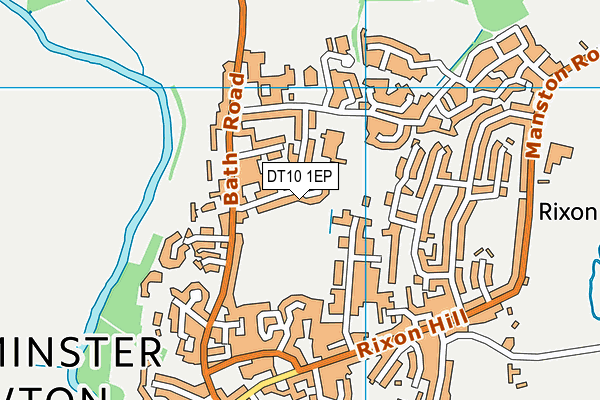 DT10 1EP map - OS VectorMap District (Ordnance Survey)