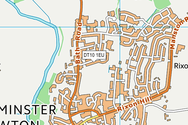 DT10 1EU map - OS VectorMap District (Ordnance Survey)