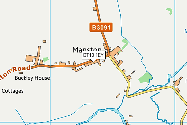 DT10 1EY map - OS VectorMap District (Ordnance Survey)