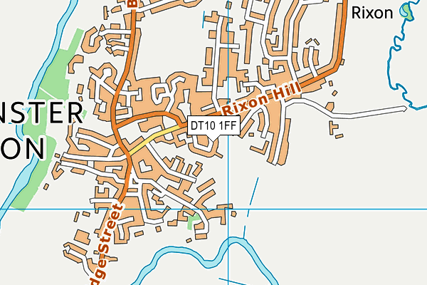 DT10 1FF map - OS VectorMap District (Ordnance Survey)