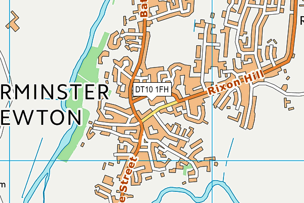 DT10 1FH map - OS VectorMap District (Ordnance Survey)
