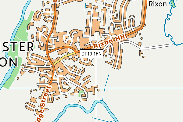 DT10 1FN map - OS VectorMap District (Ordnance Survey)