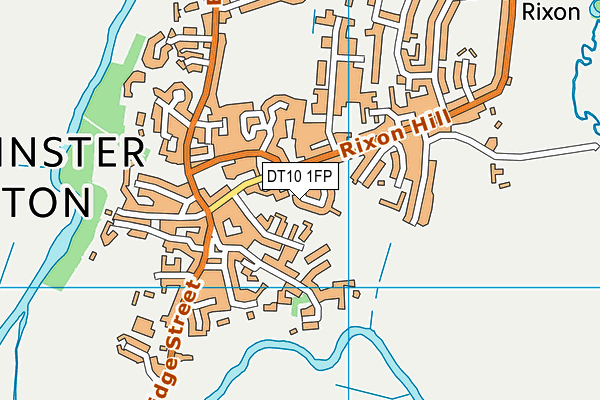 DT10 1FP map - OS VectorMap District (Ordnance Survey)
