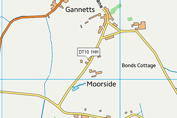 DT10 1HH map - OS VectorMap District (Ordnance Survey)