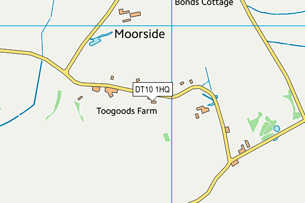 DT10 1HQ map - OS VectorMap District (Ordnance Survey)