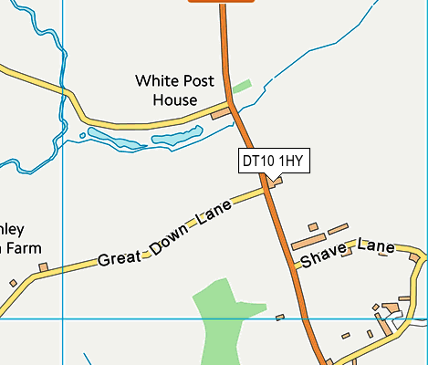DT10 1HY map - OS VectorMap District (Ordnance Survey)