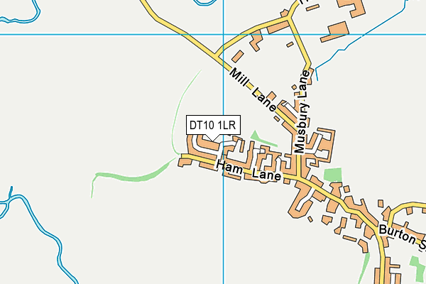DT10 1LR map - OS VectorMap District (Ordnance Survey)