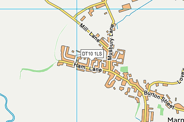 DT10 1LS map - OS VectorMap District (Ordnance Survey)