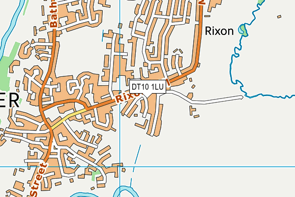 DT10 1LU map - OS VectorMap District (Ordnance Survey)
