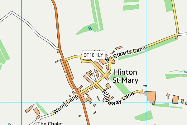 DT10 1LY map - OS VectorMap District (Ordnance Survey)