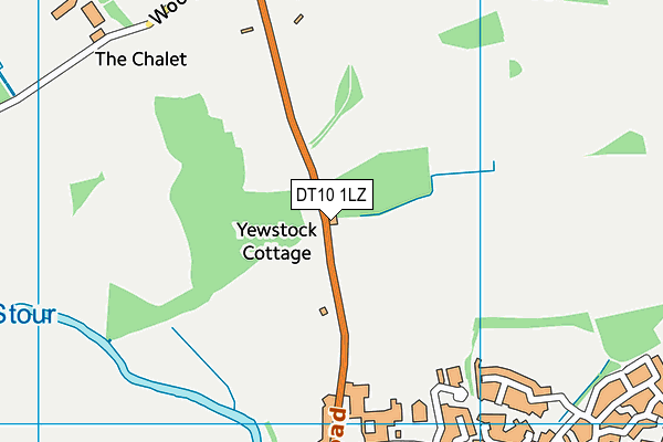 DT10 1LZ map - OS VectorMap District (Ordnance Survey)