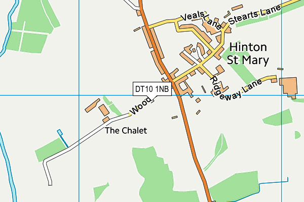 DT10 1NB map - OS VectorMap District (Ordnance Survey)