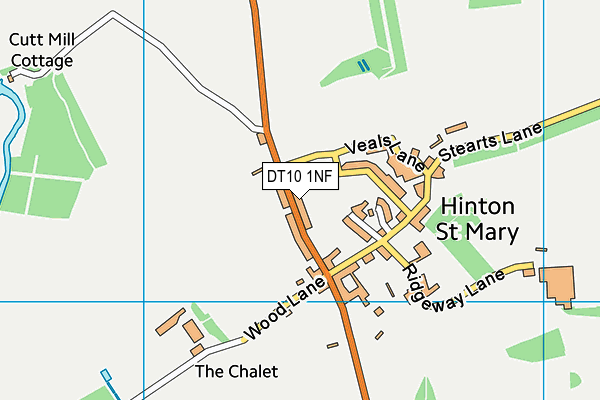 DT10 1NF map - OS VectorMap District (Ordnance Survey)