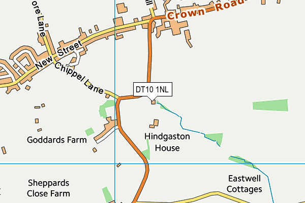 DT10 1NL map - OS VectorMap District (Ordnance Survey)