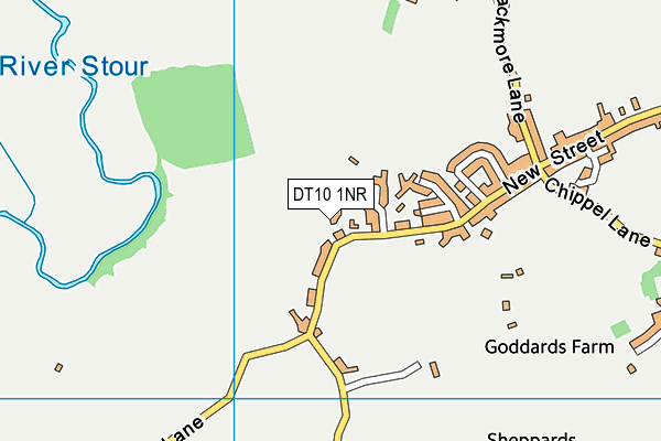 DT10 1NR map - OS VectorMap District (Ordnance Survey)