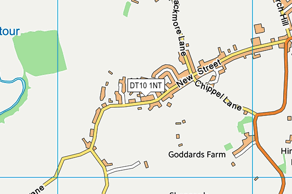 DT10 1NT map - OS VectorMap District (Ordnance Survey)