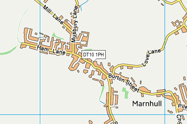 DT10 1PH map - OS VectorMap District (Ordnance Survey)