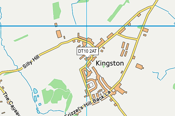 DT10 2AT map - OS VectorMap District (Ordnance Survey)