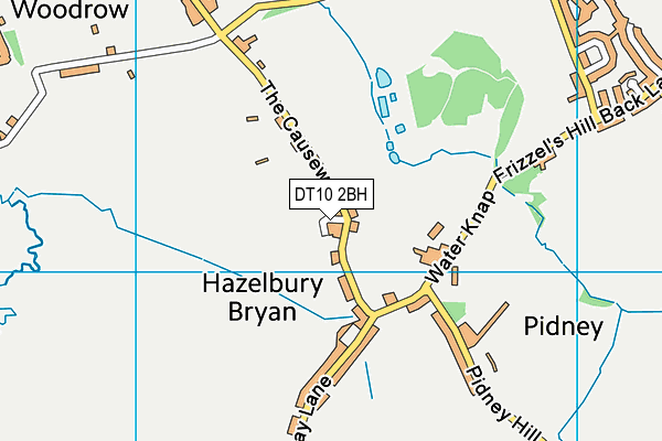 DT10 2BH map - OS VectorMap District (Ordnance Survey)