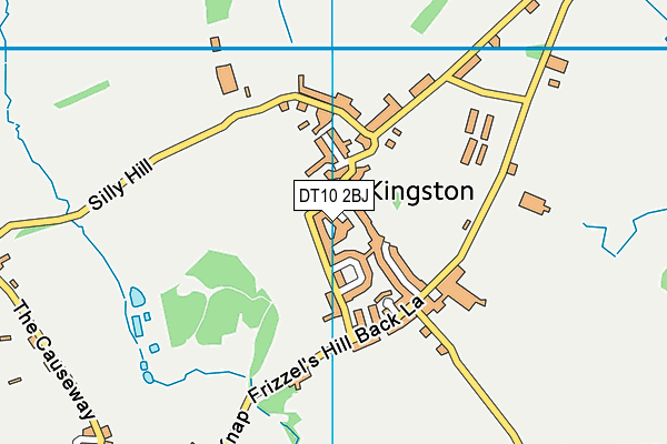 DT10 2BJ map - OS VectorMap District (Ordnance Survey)