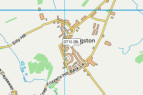 DT10 2BL map - OS VectorMap District (Ordnance Survey)