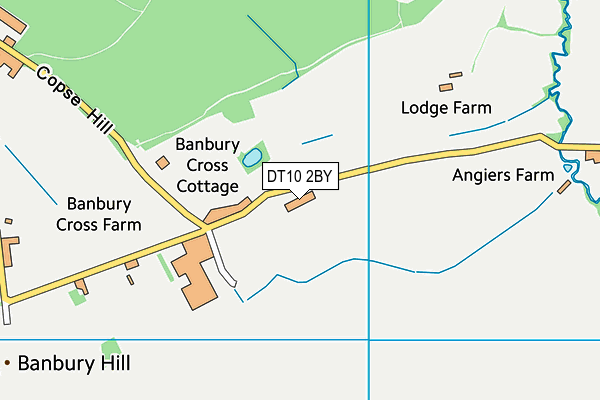 DT10 2BY map - OS VectorMap District (Ordnance Survey)