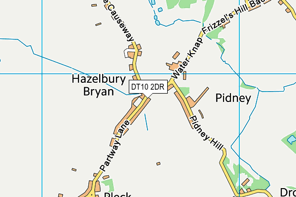 DT10 2DR map - OS VectorMap District (Ordnance Survey)