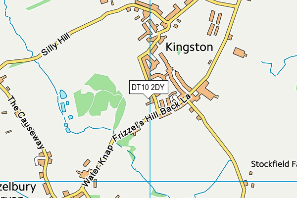 DT10 2DY map - OS VectorMap District (Ordnance Survey)