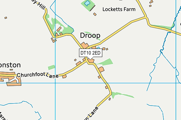 DT10 2ED map - OS VectorMap District (Ordnance Survey)