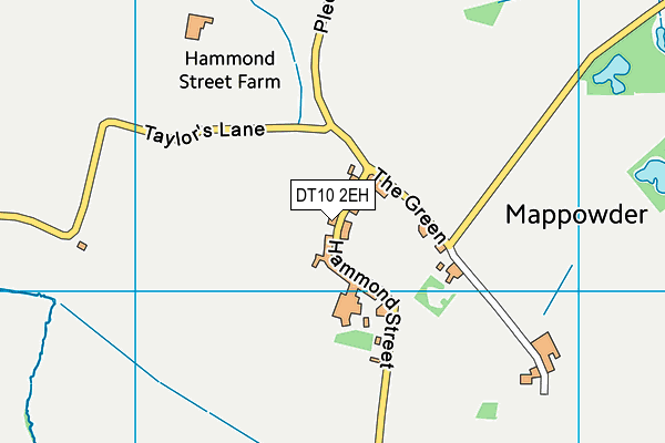 DT10 2EH map - OS VectorMap District (Ordnance Survey)