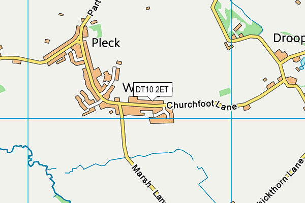 DT10 2ET map - OS VectorMap District (Ordnance Survey)