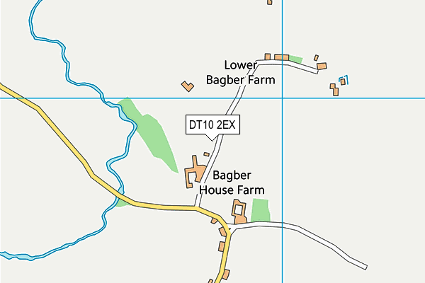 DT10 2EX map - OS VectorMap District (Ordnance Survey)