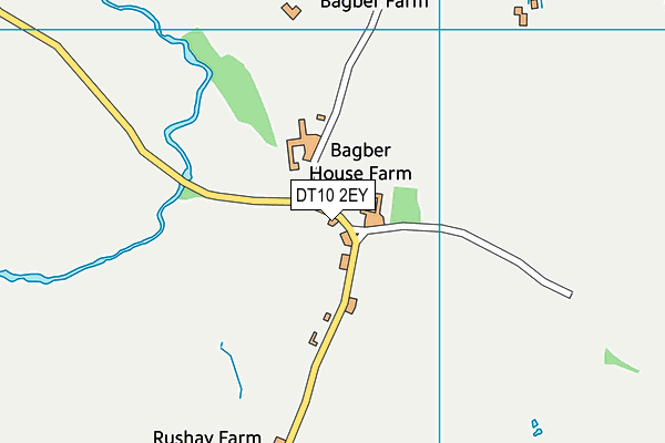 DT10 2EY map - OS VectorMap District (Ordnance Survey)