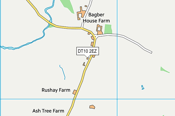 DT10 2EZ map - OS VectorMap District (Ordnance Survey)