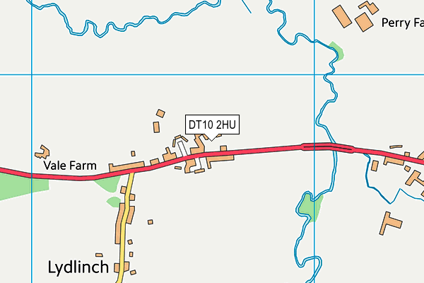 DT10 2HU map - OS VectorMap District (Ordnance Survey)
