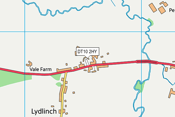 DT10 2HY map - OS VectorMap District (Ordnance Survey)