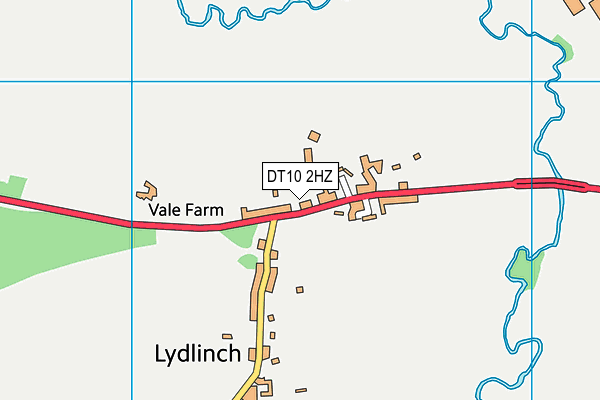 DT10 2HZ map - OS VectorMap District (Ordnance Survey)