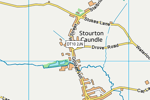 DT10 2JN map - OS VectorMap District (Ordnance Survey)