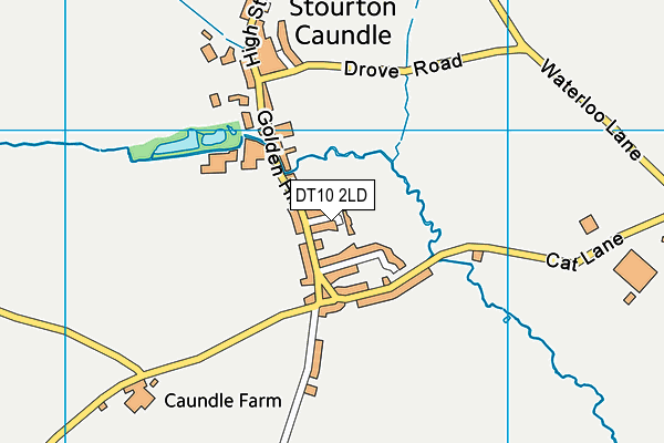 DT10 2LD map - OS VectorMap District (Ordnance Survey)