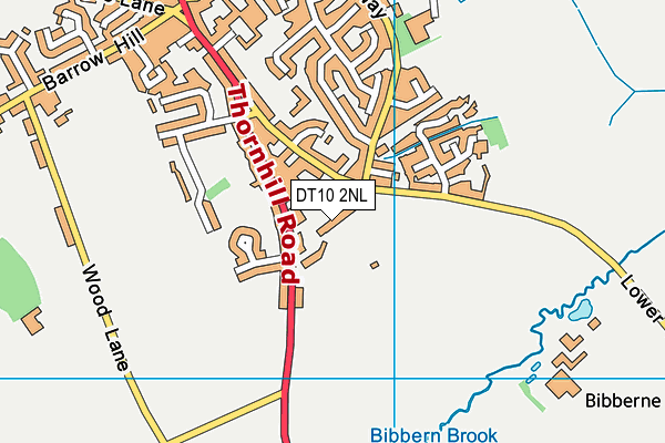 DT10 2NL map - OS VectorMap District (Ordnance Survey)