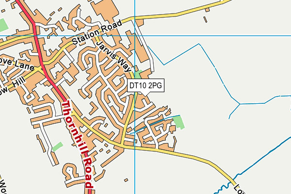 DT10 2PG map - OS VectorMap District (Ordnance Survey)