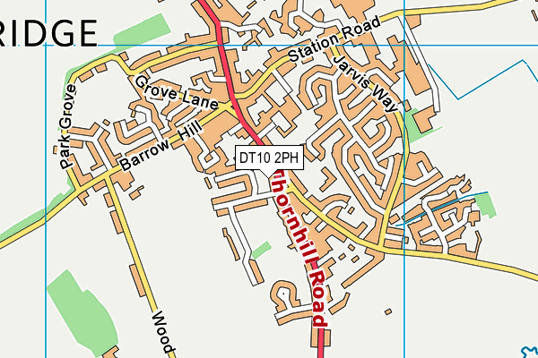 DT10 2PH map - OS VectorMap District (Ordnance Survey)