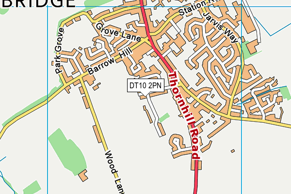 DT10 2PN map - OS VectorMap District (Ordnance Survey)