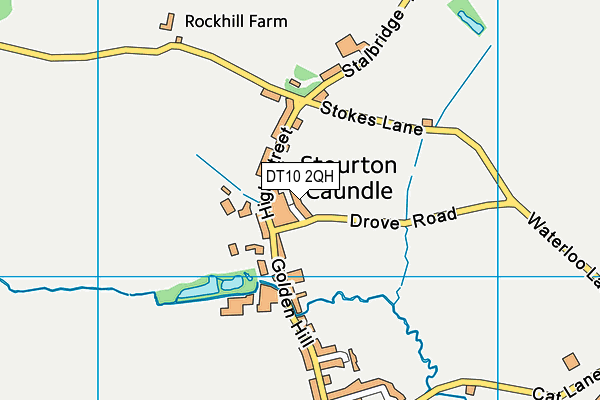 DT10 2QH map - OS VectorMap District (Ordnance Survey)