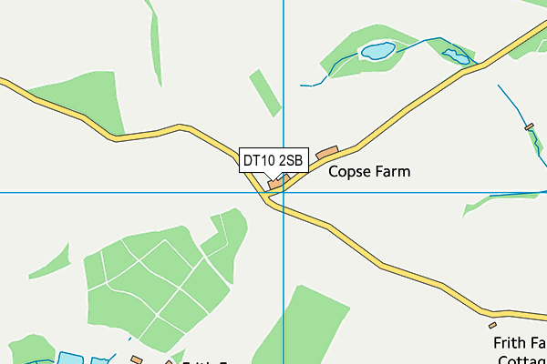 DT10 2SB map - OS VectorMap District (Ordnance Survey)