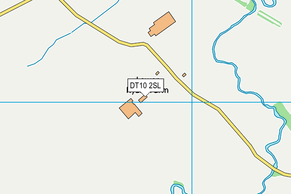 DT10 2SL map - OS VectorMap District (Ordnance Survey)