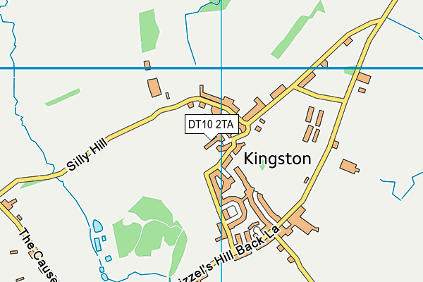 DT10 2TA map - OS VectorMap District (Ordnance Survey)