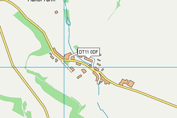 DT11 0DF map - OS VectorMap District (Ordnance Survey)